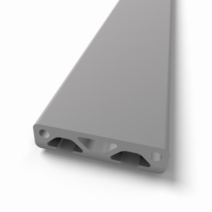 Profilé aluminium 40x40 fente 10 mm - type léger - anodisé noir