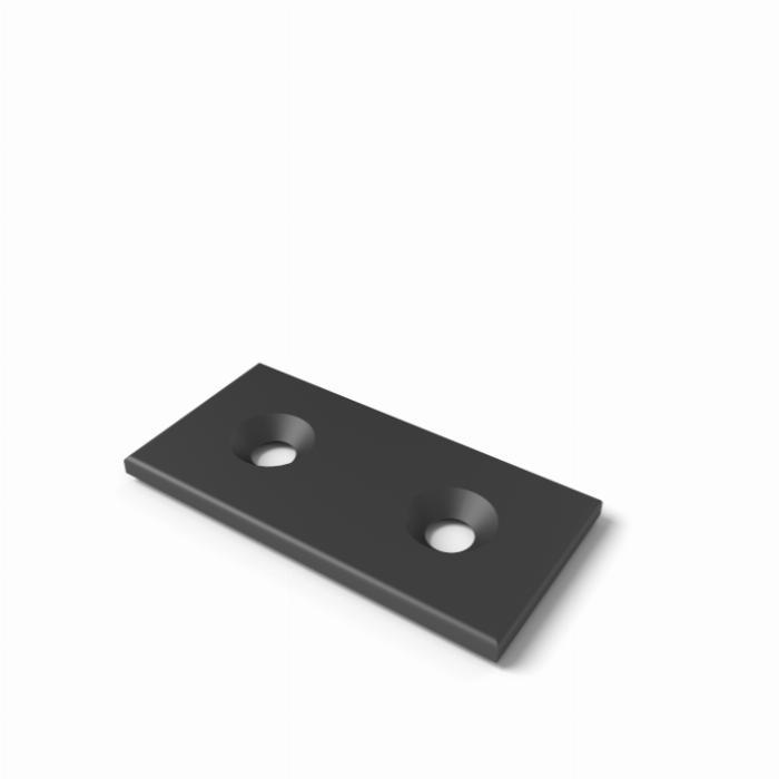 Connection Plate 20x40 steel black